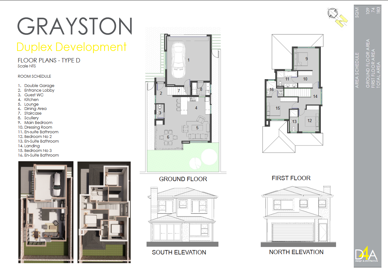 Grayston Type D Premium Architectural Layout Plan