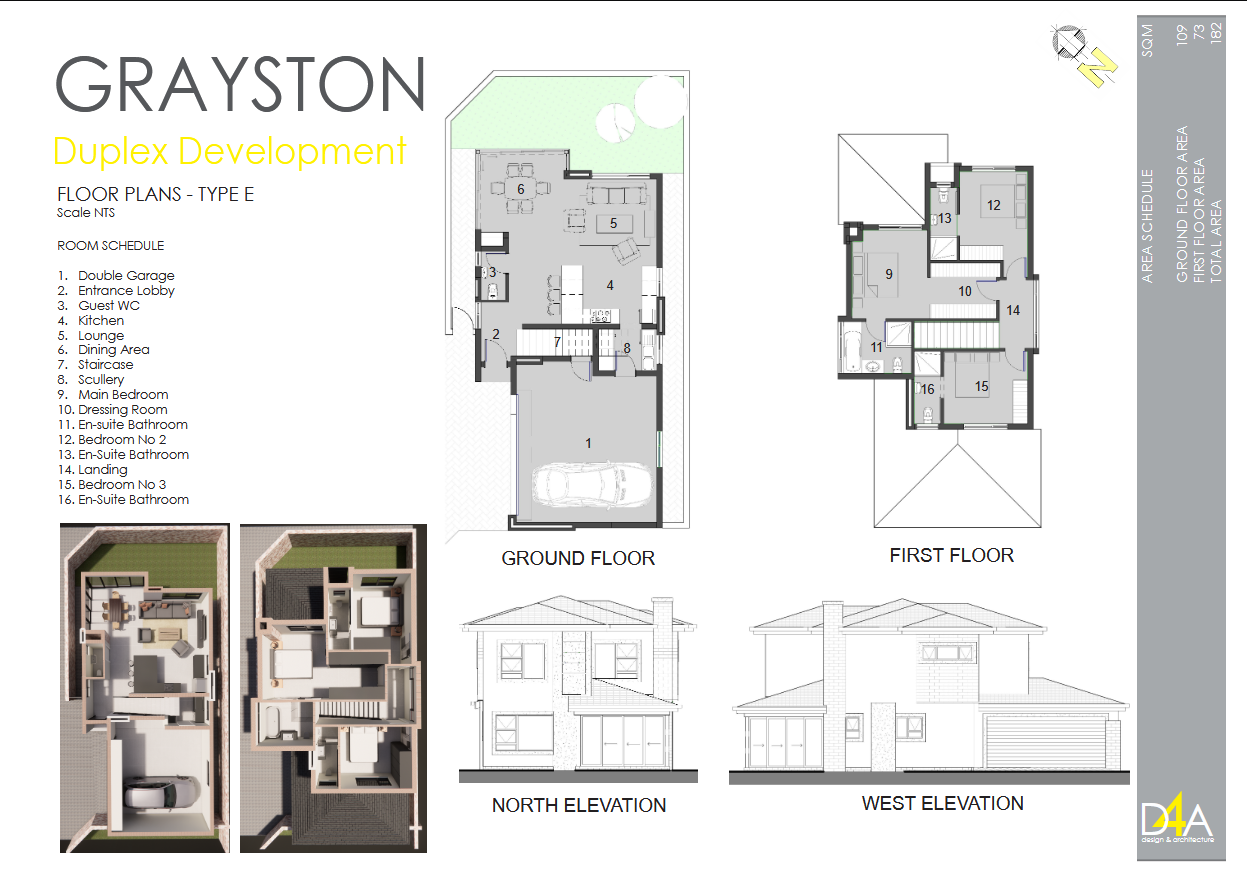 Grayston Type E Executive Unit Design Layout Plan